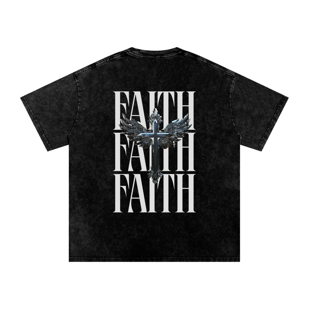 Acid Wash Oversize T-Shirt - 250 GSM