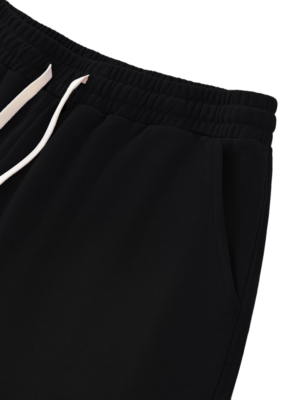 Sun Fade Raw Edge Cotton Shorts